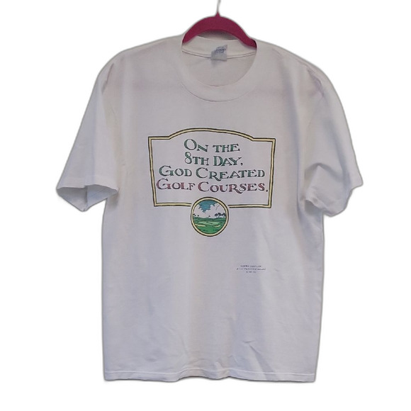 Spring Ford Other - Vintage Golf T-Shirt Short Sleeve Tee White Size LARGE Vintage